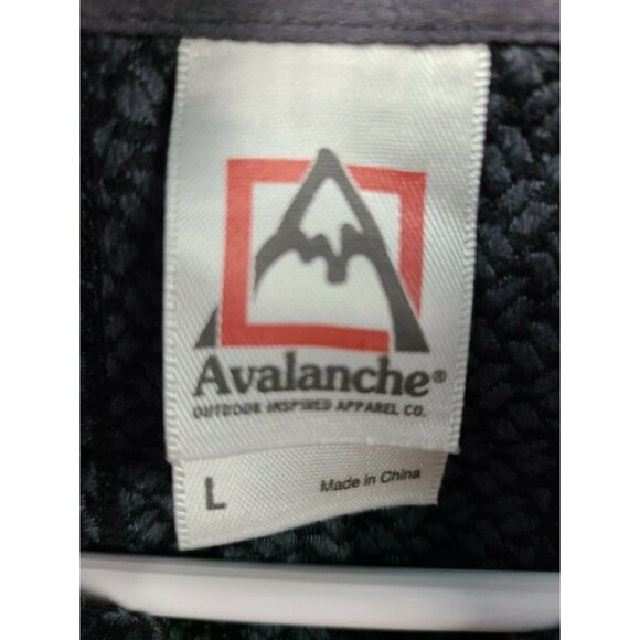 AVALANCHE Outdoor Gray High Neck Pullover Top Sz L - Picture 6 of 8
